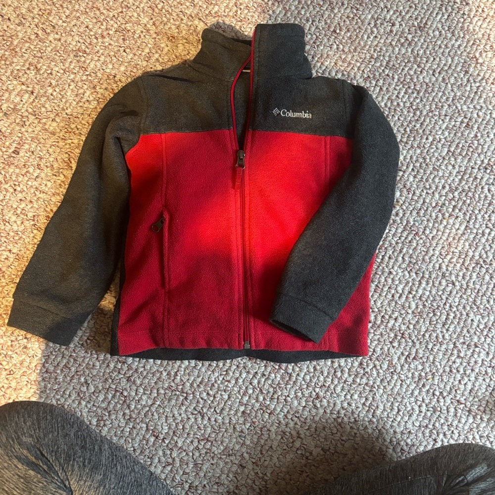 Columbia Gray Fleece Jacket